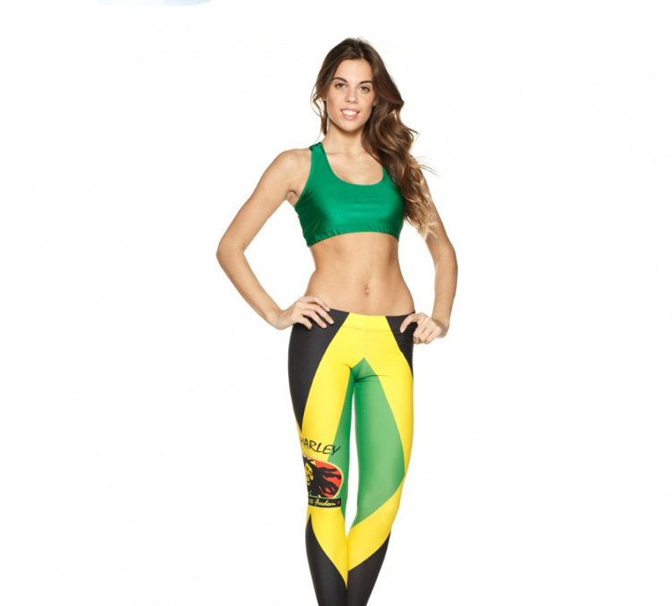 Jamaica Flag Sexy Leggings