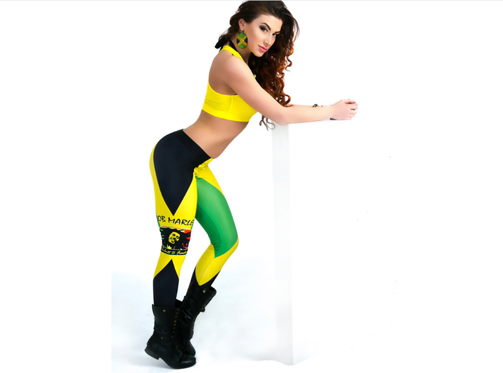 Jamaica Flag Sexy Leggings