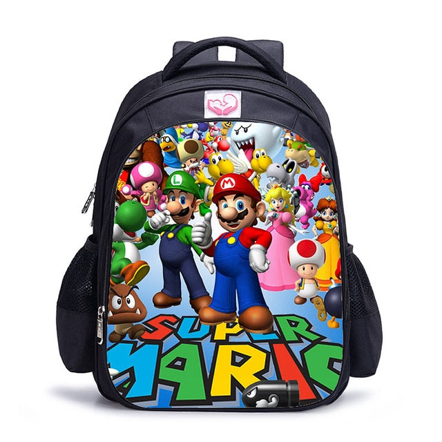 School Bags Cartoon Game Book Backpack