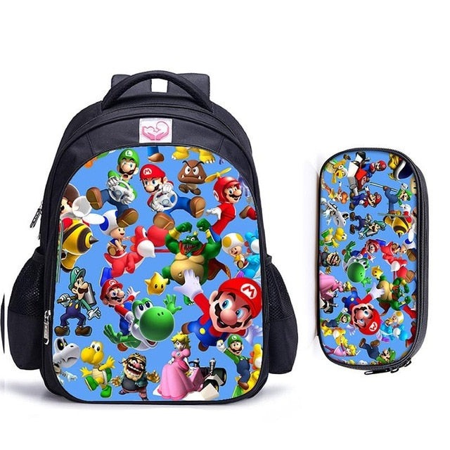 School Bags Cartoon Game Book Backpack