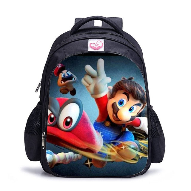 School Bags Cartoon Game Book Backpack