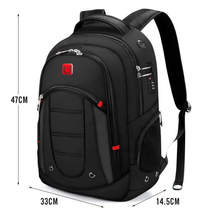 Laptop Backpack Men USB Charging