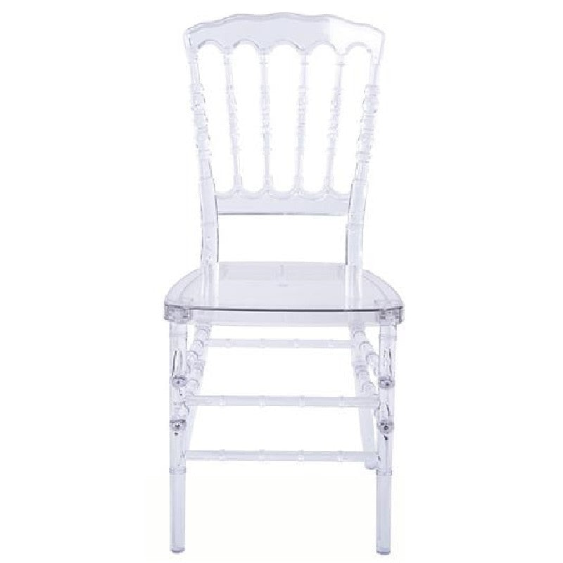 Transparent Clear Acrylic Napoleon  Wedding Chair