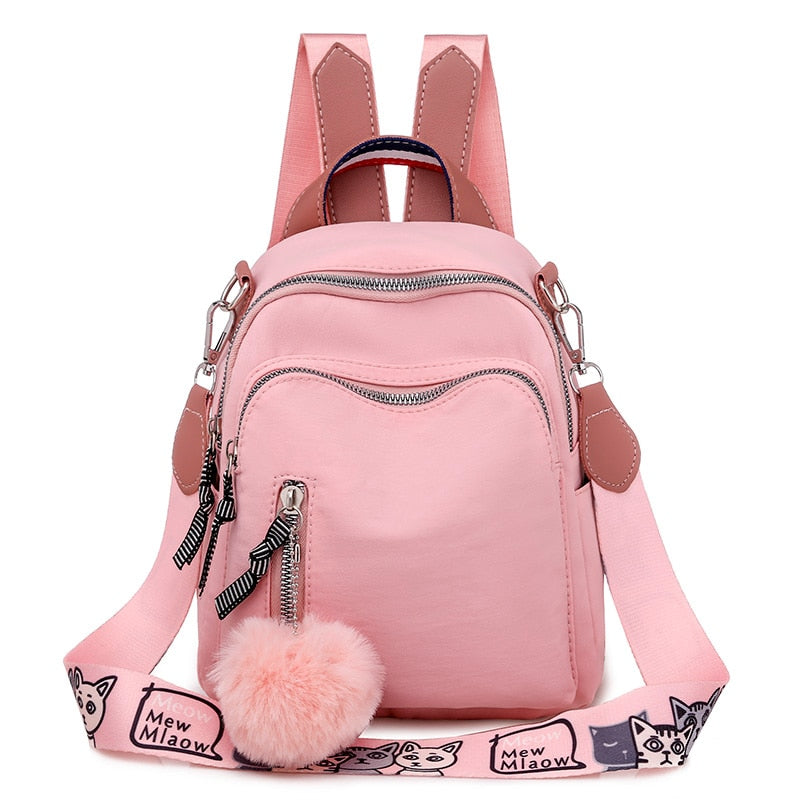 Small Women Backpack Mini Backpack Korean Fashion Bookbag High Quality