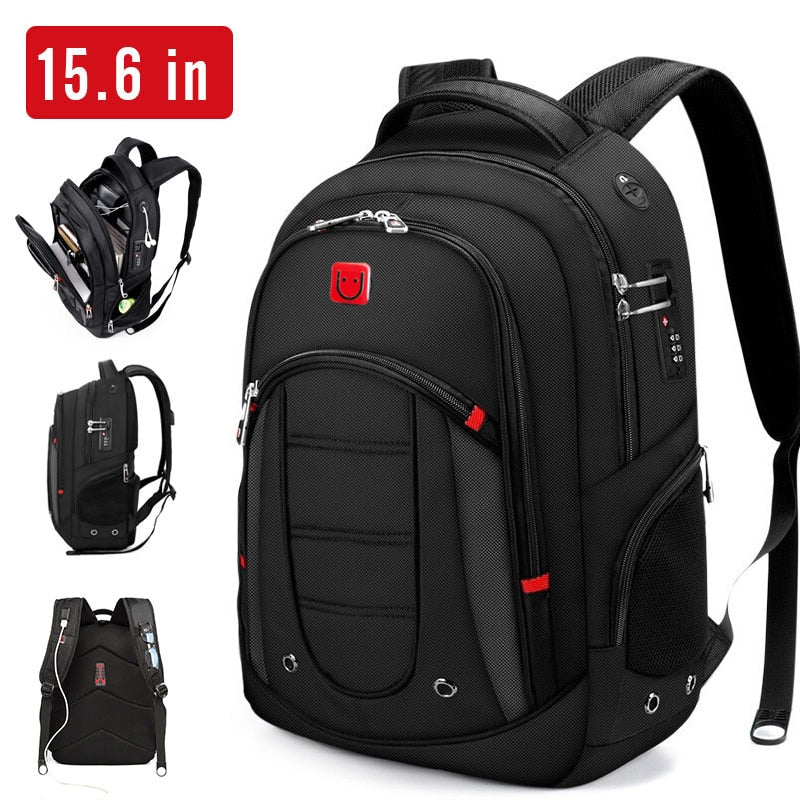 Laptop Backpack Men USB Charging