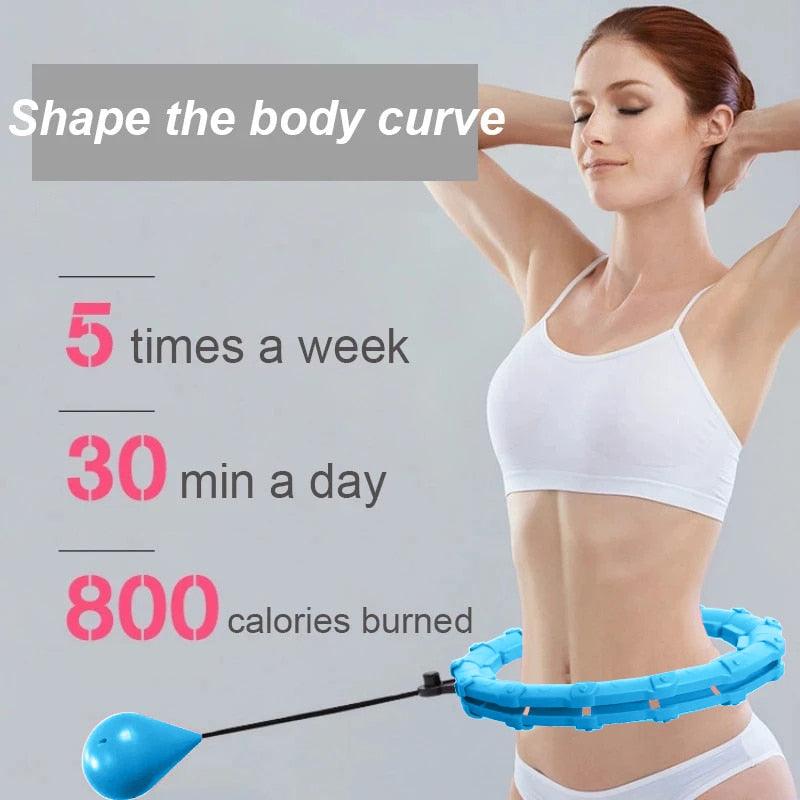 Smart Weighted Hoola Hoop Massage.