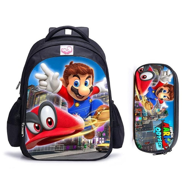 School Bags Cartoon Game Book Backpack