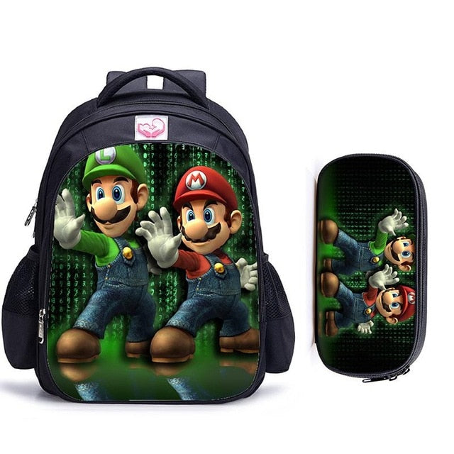 School Bags Cartoon Game Book Backpack