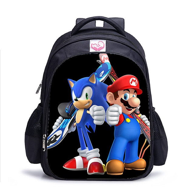 School Bags Cartoon Game Book Backpack