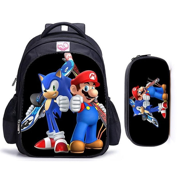 School Bags Cartoon Game Book Backpack