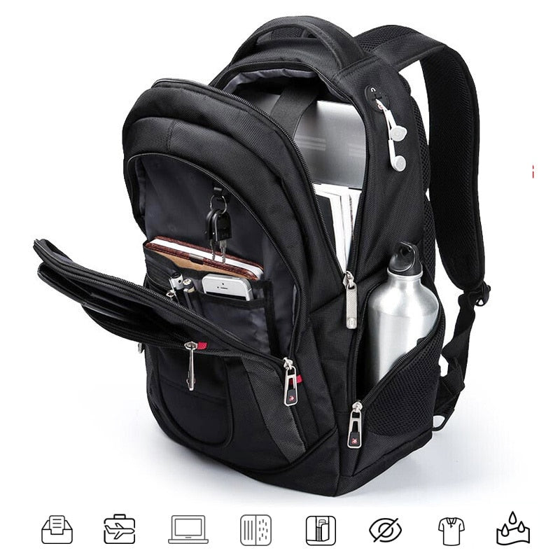 Laptop Backpack Men USB Charging