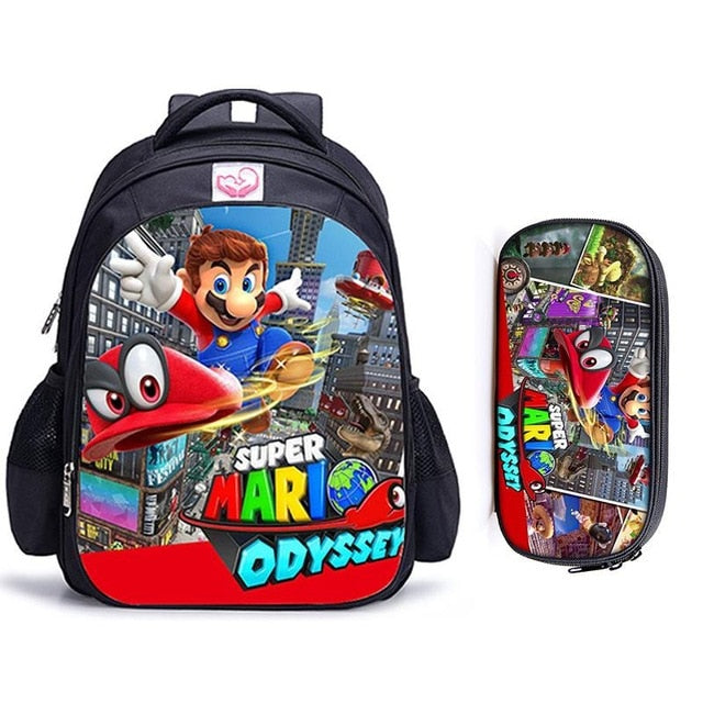 School Bags Cartoon Game Book Backpack