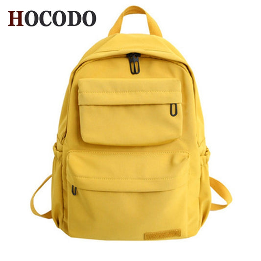 Solid Color Backpack For Women 2021 Waterproof