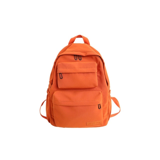 Solid Color Backpack For Women 2021 Waterproof