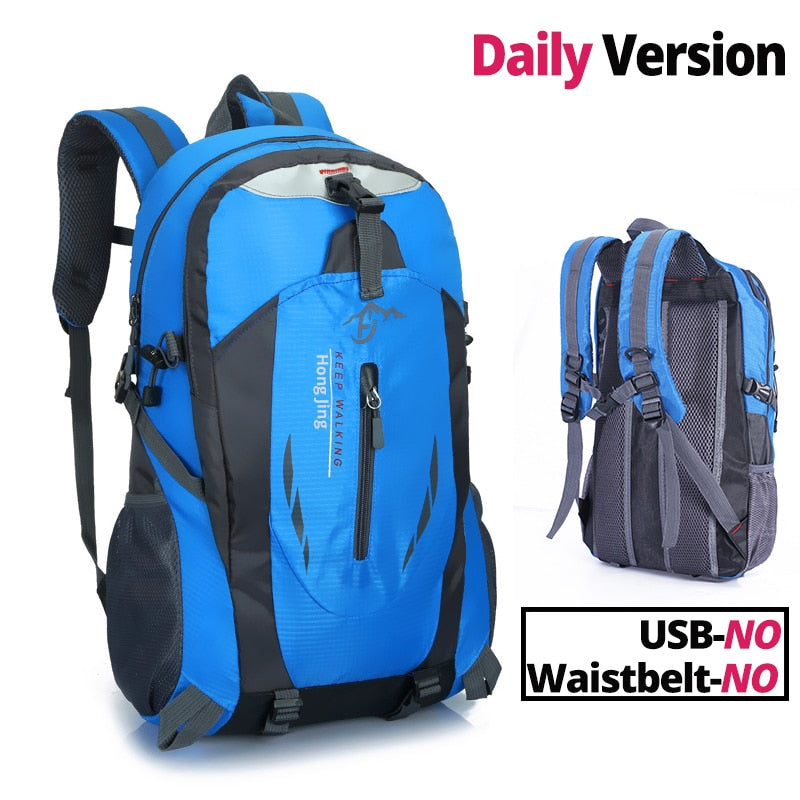 Quality Nylon Waterproof Travel Backpacks Men Climbing Travel Bags Hiking Backpack Outdoor Sport School Bag Men Backpack Women